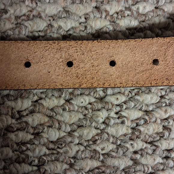 Justin Top Grain Leather Tooled Belt Size 28 NWOT Made in USA Western Floral - Picture 6 of 8